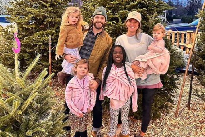 
Thomas Rhett Shares Sweet Family Photo from Christmas Tree Lot as He Reflects on Thanksgiving 